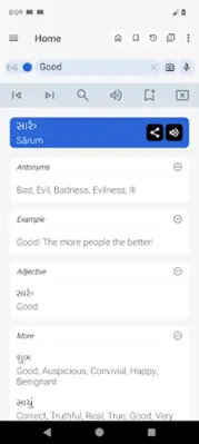 Gujarati Dictionary android App screenshot 11